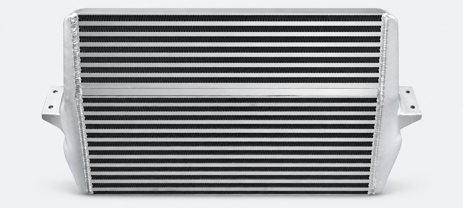 Silver stepped core — front face