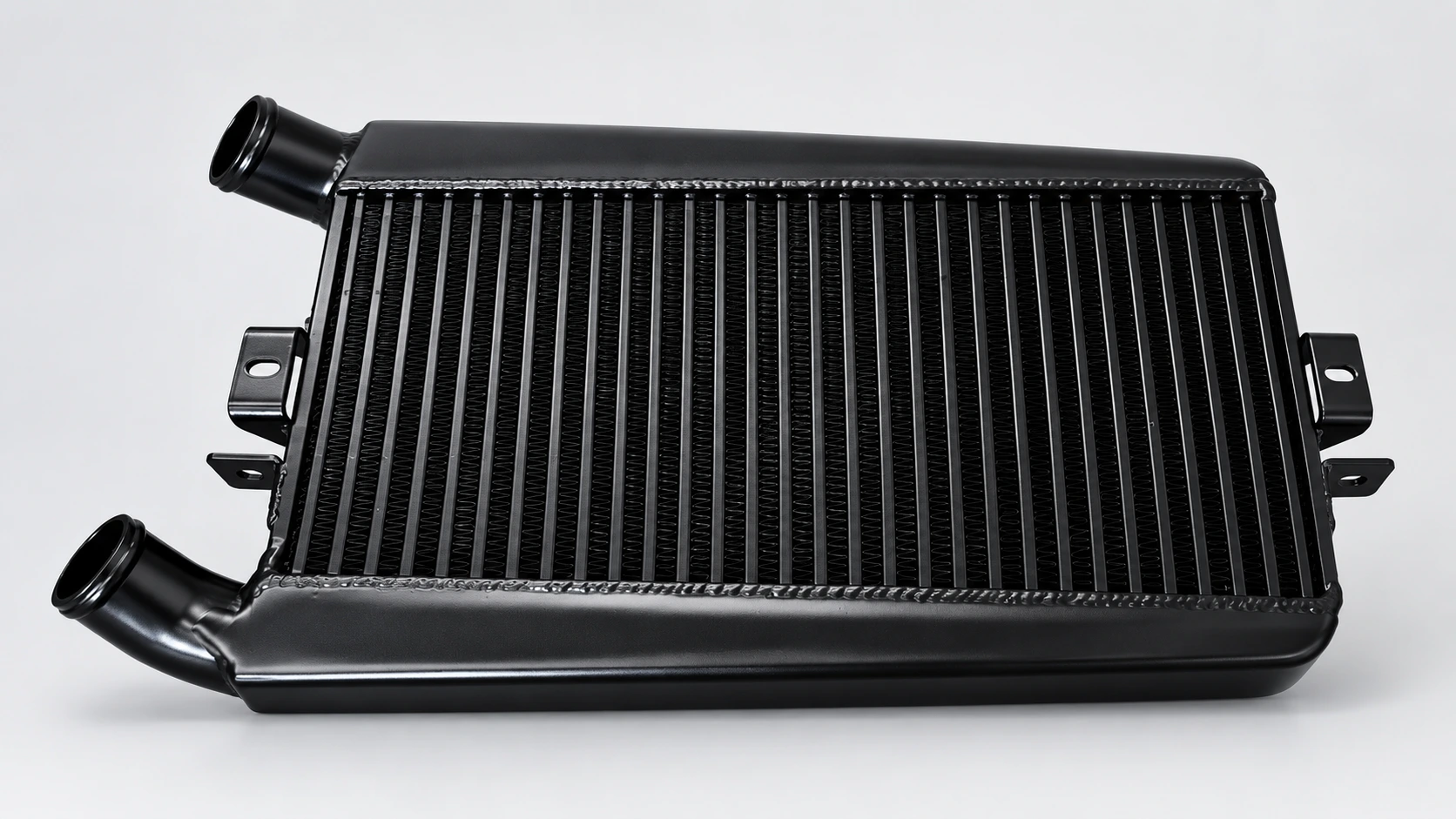Ford Fiesta Mk8 1.0 EcoBoost — Intercooler, Angled core and mounting view