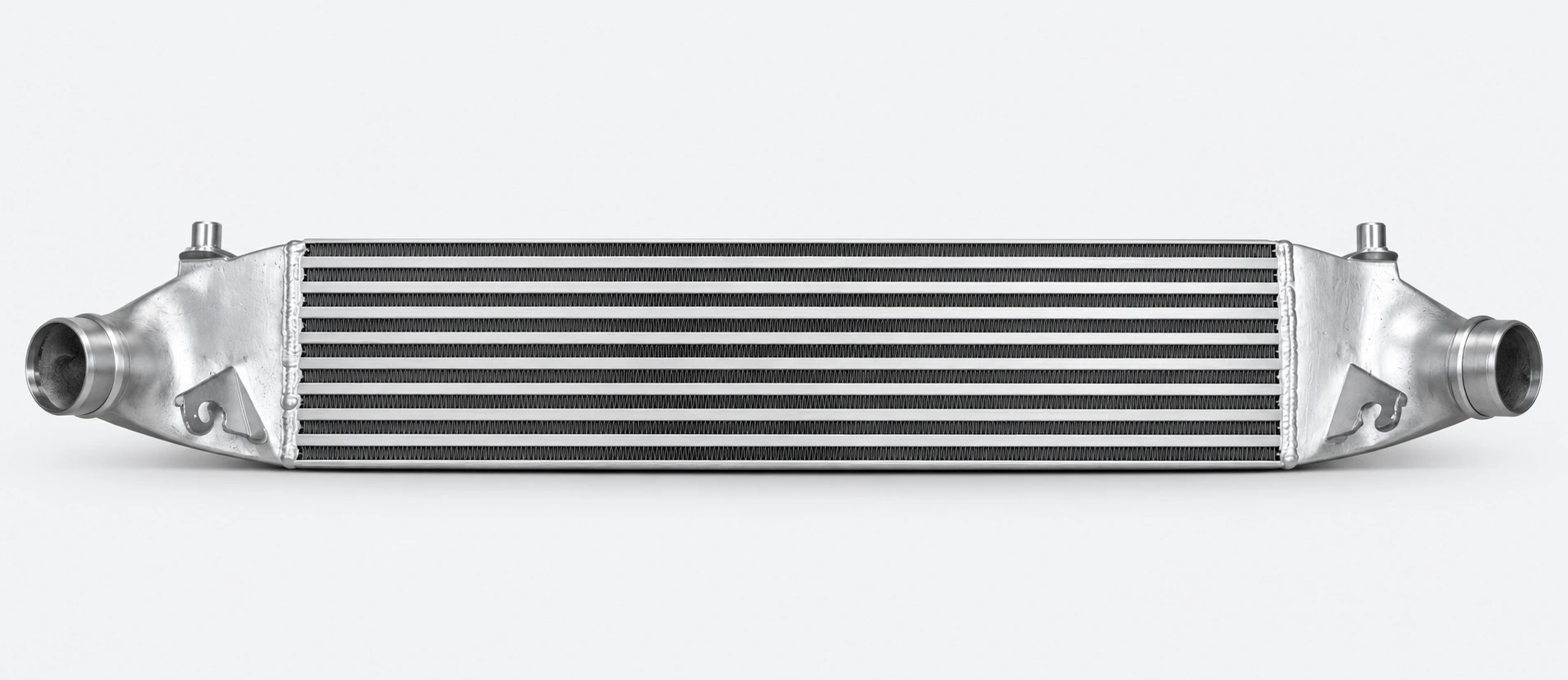 Ford Fiesta ST Mk8: Silver finish — core face and air connections