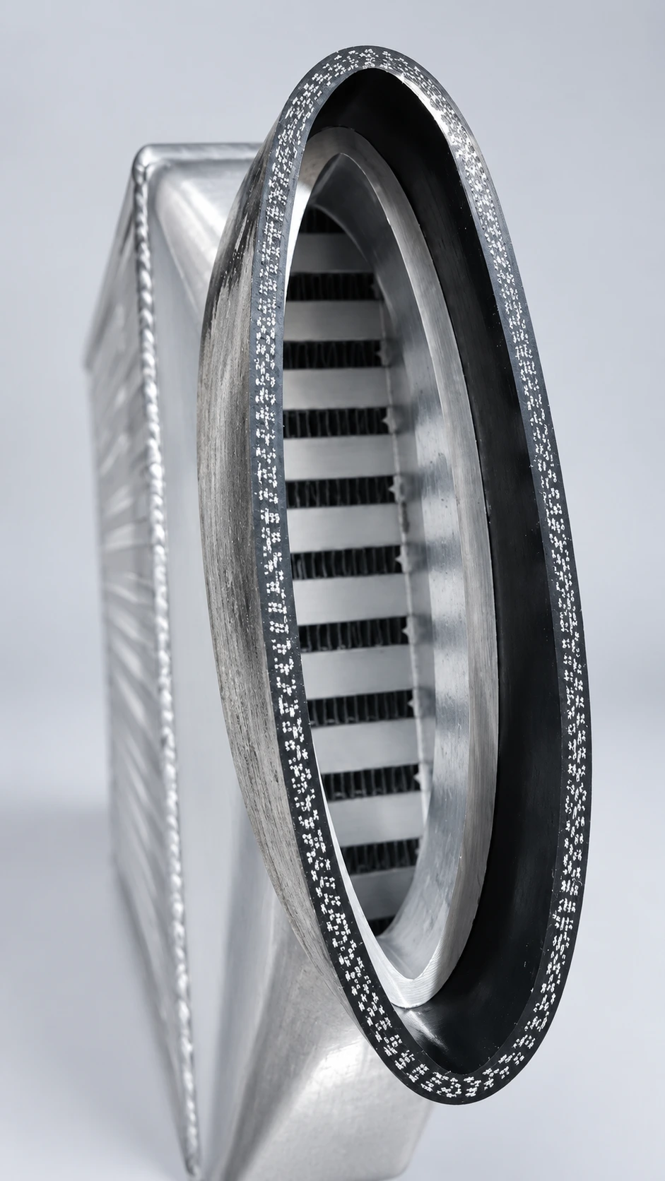 Silicone connection and internal channel view